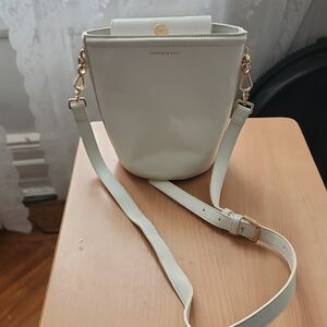 Charles & Keith Ivory Crossbody Bag
